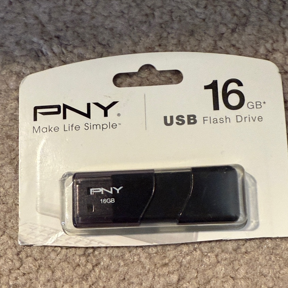 16GB Black USB Flash Drive